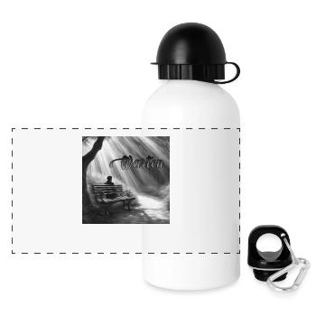 Wait - Panoramic Thermal Bottle with Lid 500 ml - white - Front
