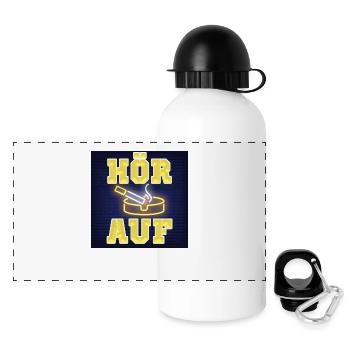 Arrête - Gourde panoramique avec couvercle 500 ml - blanc - Devant