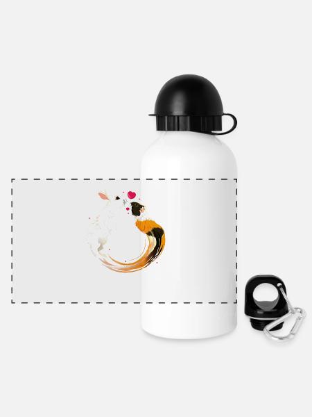 Rodents - Panoramic Thermal Bottle with Lid 500 ml - white