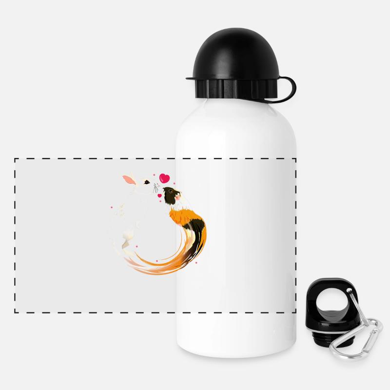 Rodents - Panoramic Thermal Bottle with Lid 500 ml - white