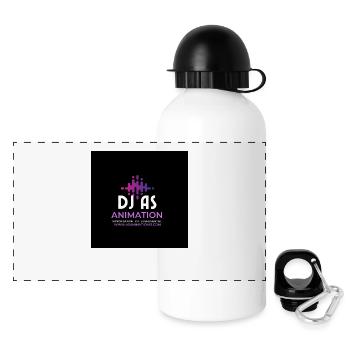 Dj as - Panoramic Thermal Bottle with Lid 500 ml - white - Front
