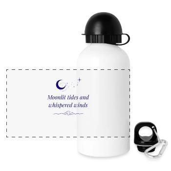 Moonlit Magic Cruise Vibes for Cruise Vacations - Panoramic Thermal Bottle with Lid 500 ml - white - Front