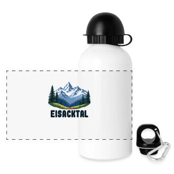 Valle Isarco - Panoramic Thermal Bottle with Lid 500 ml - white - Front