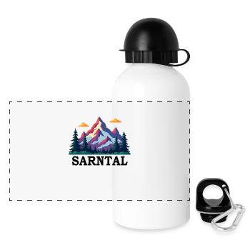 Sarntal - Panoramic Thermal Bottle with Lid 500 ml - white - Front