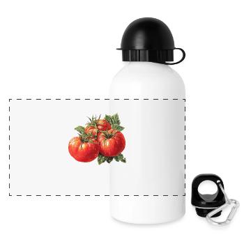 Tomato - Panoramic Thermal Bottle with Lid 500 ml - white - Front
