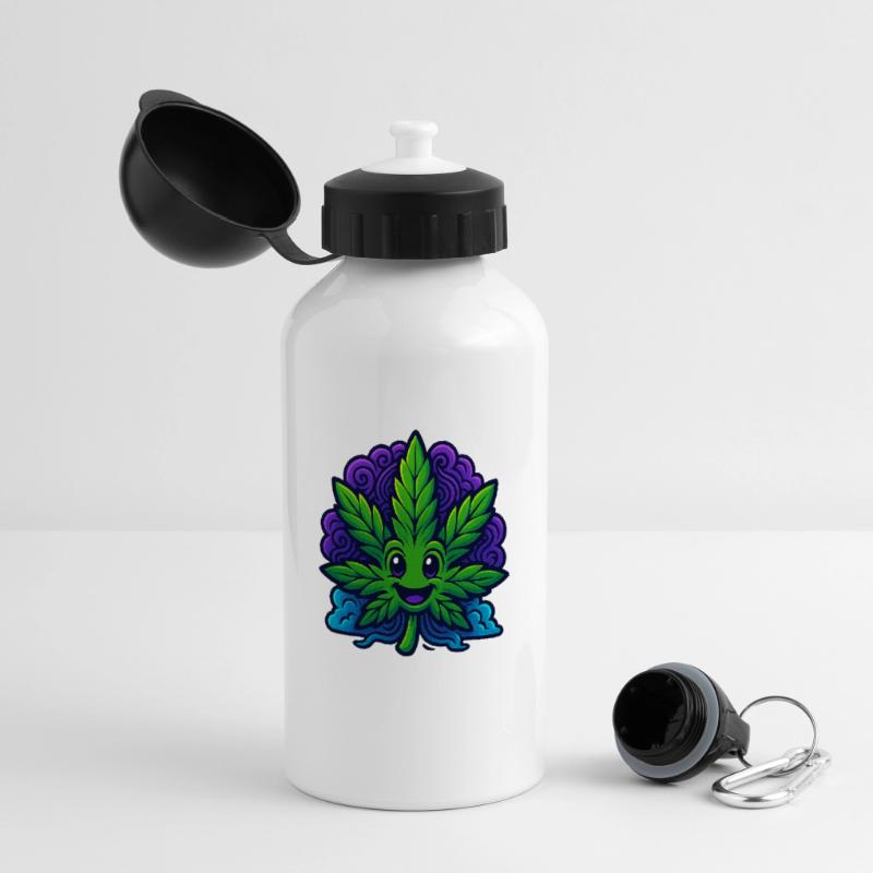 Canabliss Panorama Trinkflasche mit Deckel 500 ml