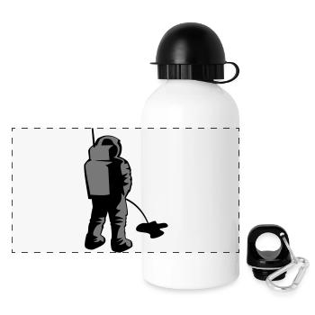 MISSION - Gourde panoramique avec couvercle 500 ml - blanc - Devant