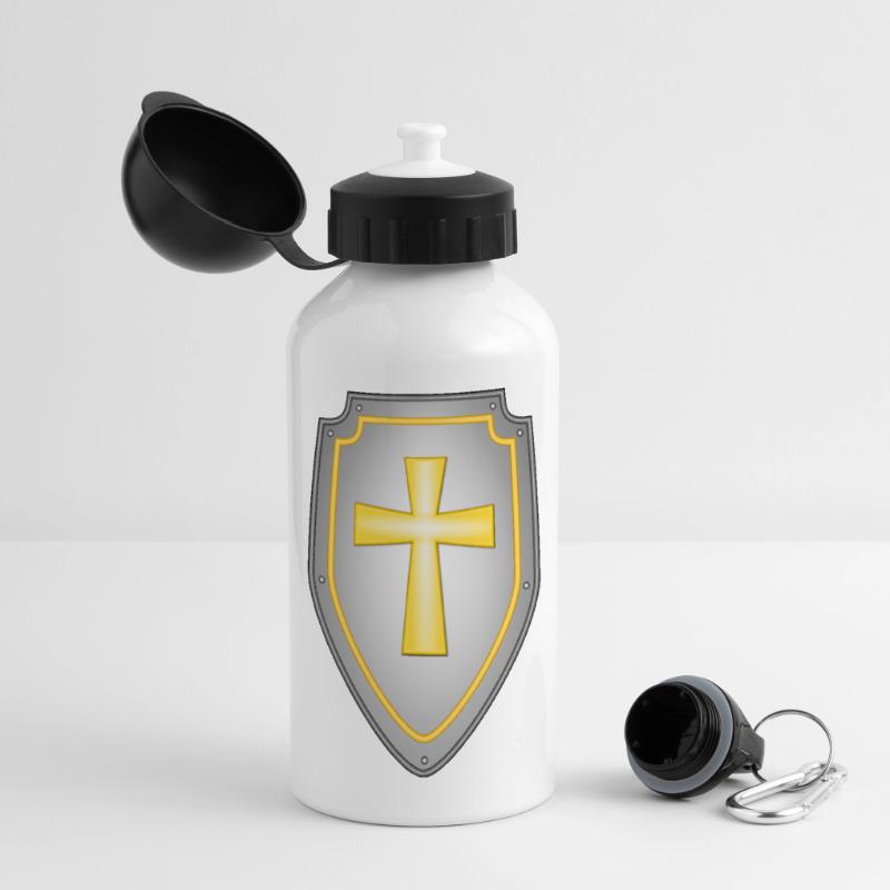 épée épée de chevalier chevalier armor48 Gourde panoramique avec couvercle 500 ml