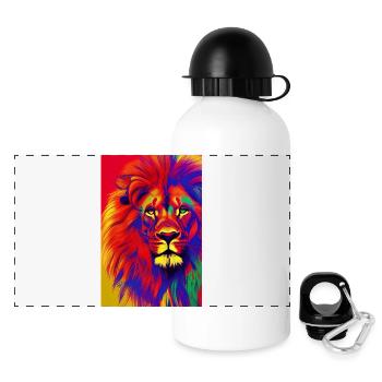 Le Roi Lion - Gourde panoramique avec couvercle 500 ml - blanc - Devant