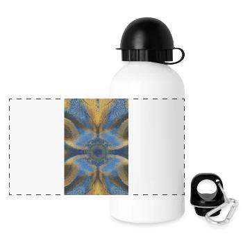 Formen und Muster - Panorama Trinkflasche mit Deckel 500 ml - Weiß - Vorne