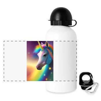 Unicorn - Panoramic Thermal Bottle with Lid 500 ml - white - Front