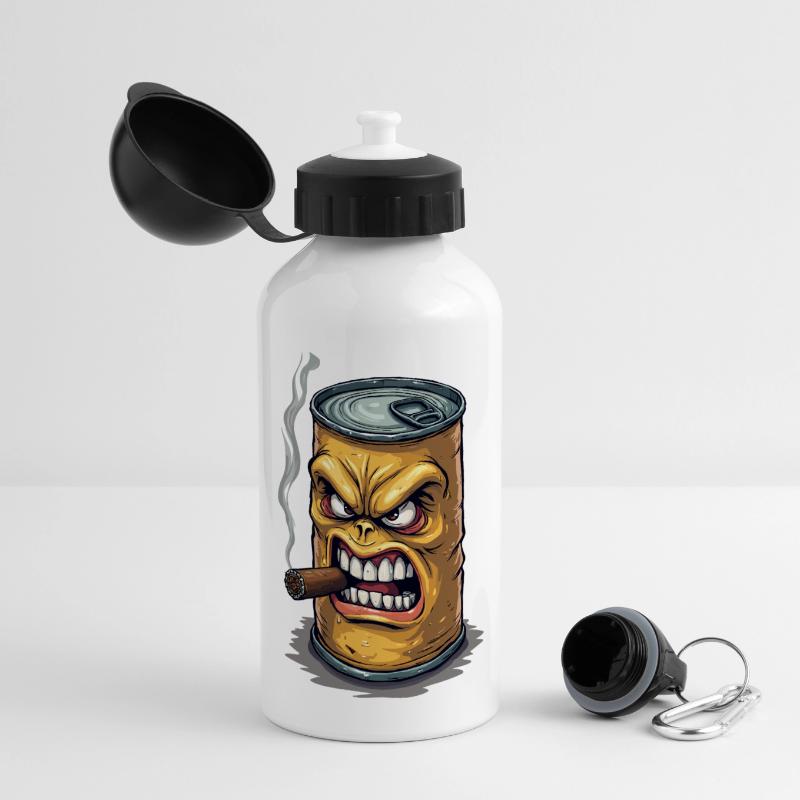 Tin Panoramic Thermal Bottle with Lid 500 ml