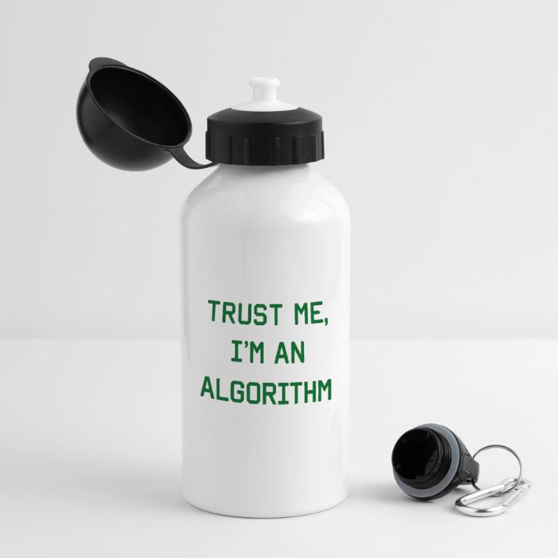 Trust me, I'm an algorithm – Nerd & Programmer Panoramic Thermal Bottle with Lid 500 ml