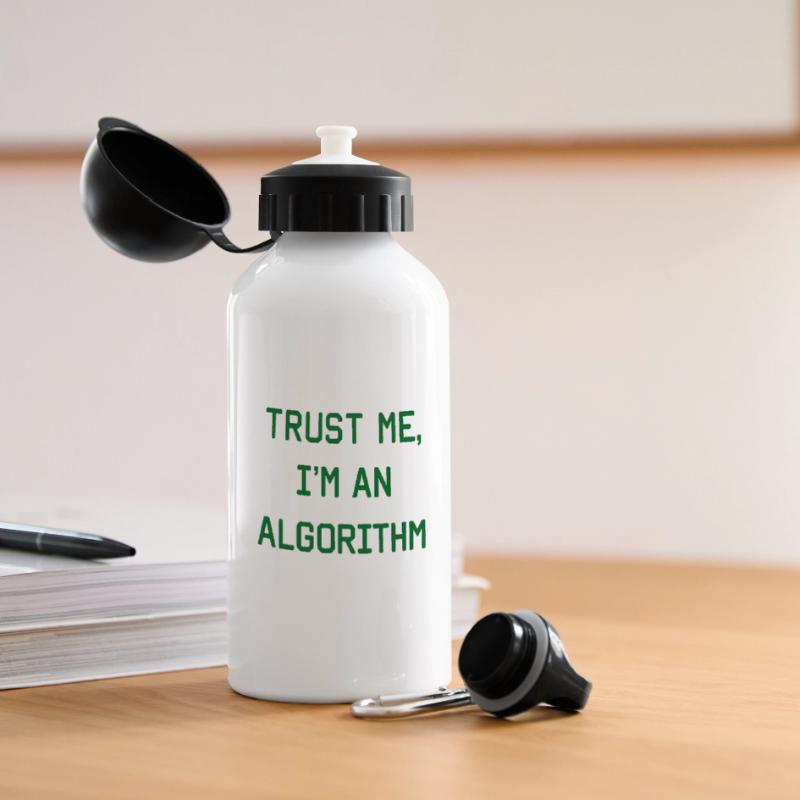 Trust me, I'm an algorithm – Nerd & Programmer Panoramic Thermal Bottle with Lid 500 ml