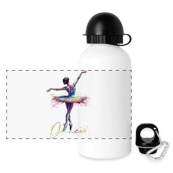 Dancer - Panoramic Thermal Bottle with Lid 500 ml - white - Front