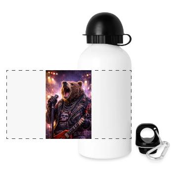 RockyZoo40 - Panoramic Thermal Bottle with Lid 500 ml - white - Front