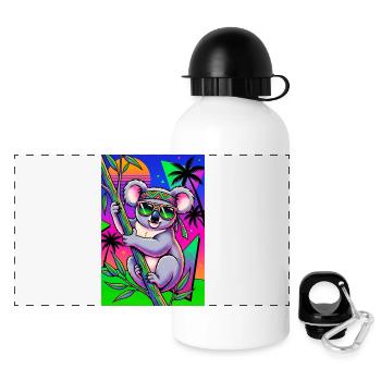 Koala - Gourde panoramique avec couvercle 500 ml - blanc - Devant