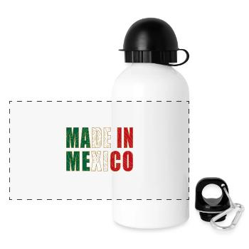 Made_in_Mexico - Panoramic Thermal Bottle with Lid 500 ml - white - Front