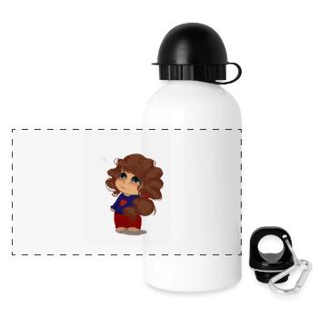 kleiner Traum - Panorama Trinkflasche mit Deckel 500 ml - Weiß - Vorne