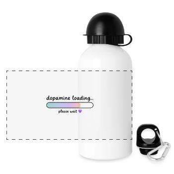 Dopamine Loading Gradient - Panoramic Thermal Bottle with Lid 500 ml - white - Front
