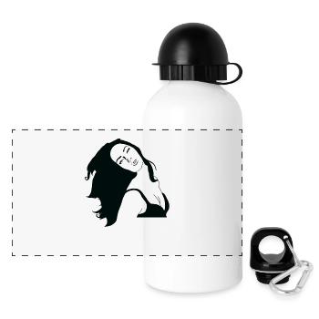 Graffiti Template Style Woman - Panoramic Thermal Bottle with Lid 500 ml - white - Front