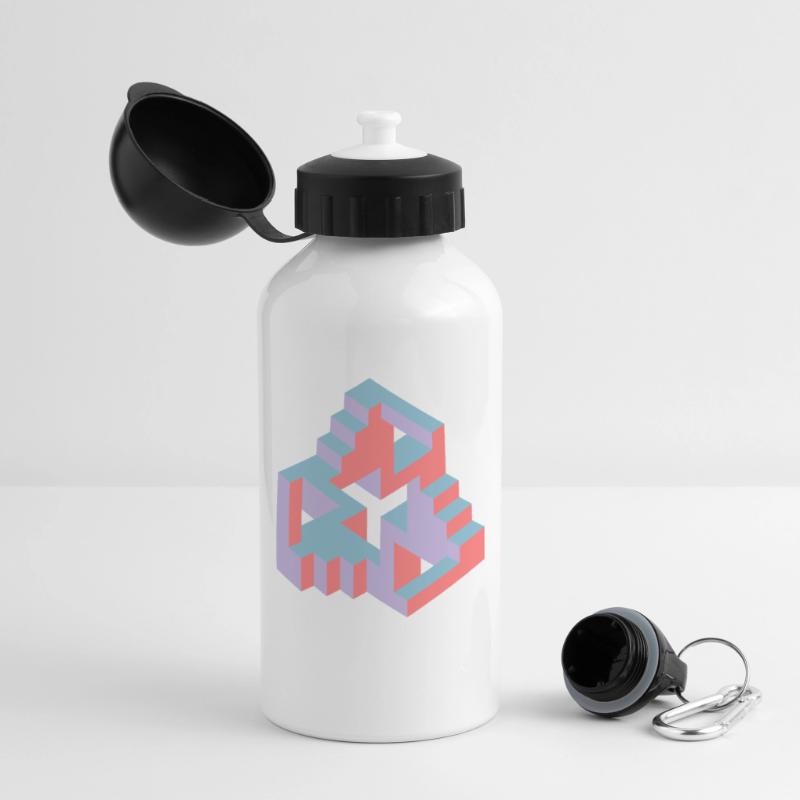 Impossible Figures 77B Panoramic Thermal Bottle with Lid 500 ml