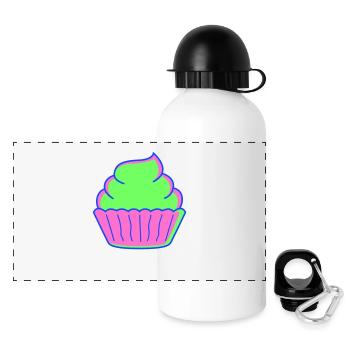 cupcake - Panoramic Thermal Bottle with Lid 500 ml - white - Front