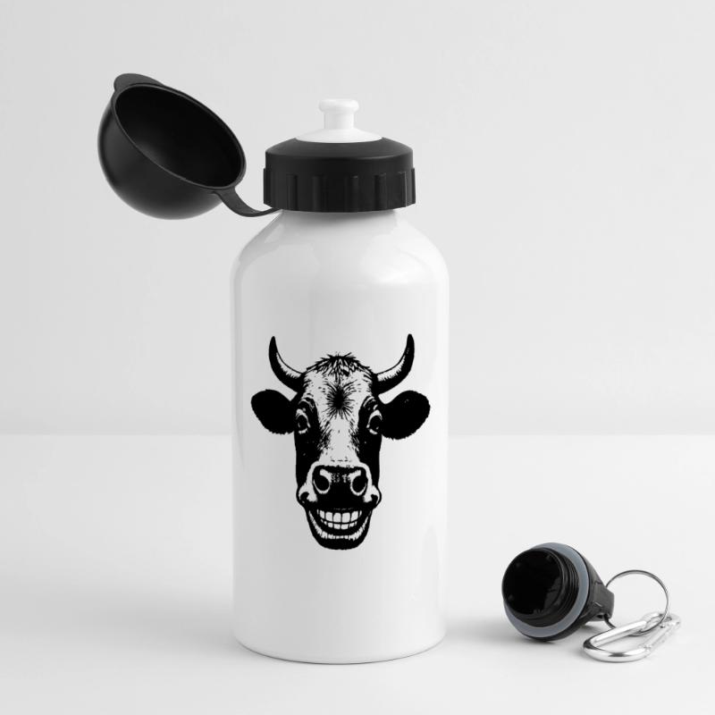Grinning Cow Panoramic Thermal Bottle with Lid 500 ml