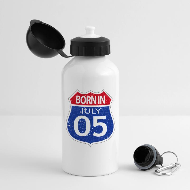 Born in July 2005 Panoramic Thermal Bottle with Lid 500 ml