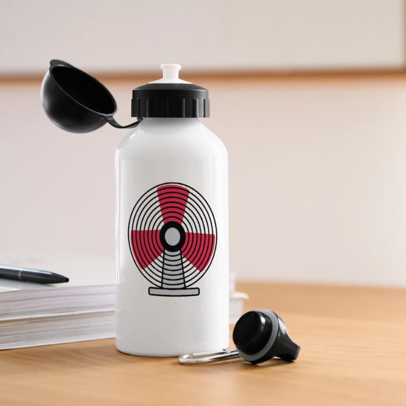 ventilator Panorama Trinkflasche mit Deckel 500 ml