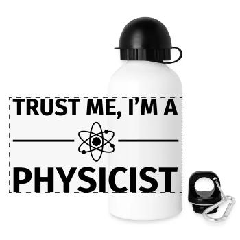 Trust me I'm an Physicist - Gourde panoramique avec couvercle 500 ml - blanc - Devant