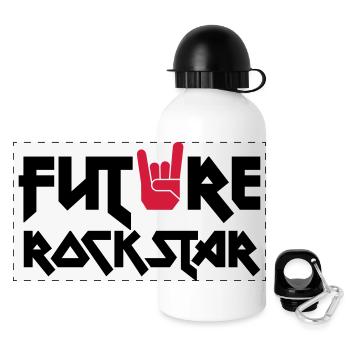 future rock star - Panoramic Thermal Bottle with Lid 500 ml - white - Front