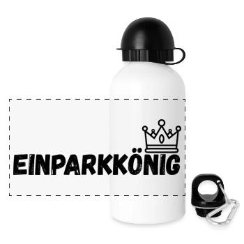 Parking king - Panoramic Thermal Bottle with Lid 500 ml - white - Front