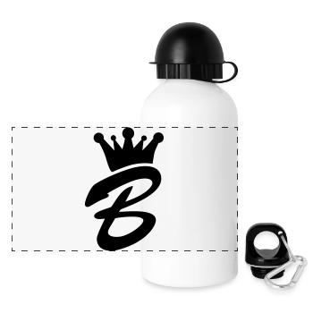 b_krone__f1 - Panoramic Thermal Bottle with Lid 500 ml - white - Front