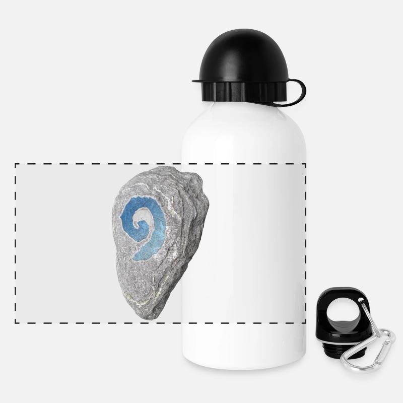 Herdstein - Panorama Trinkflasche mit Deckel 500 ml - Weiß