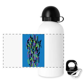 Camouflage Art - Panoramic Thermal Bottle with Lid 500 ml - white - Front