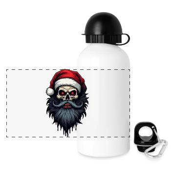Claus X Mas - Panoramic Thermal Bottle with Lid 500 ml - white - Front