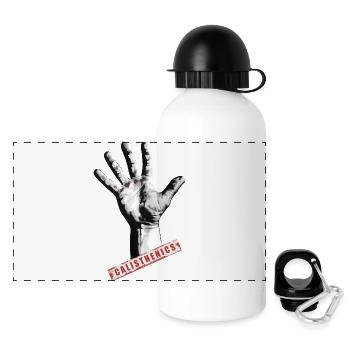 Calisthenics is kracht - Panoramische thermosfles met dop 500 ml - wit - Voor