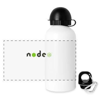 Node JS - Panoramic Thermal Bottle with Lid 500 ml - white - Front