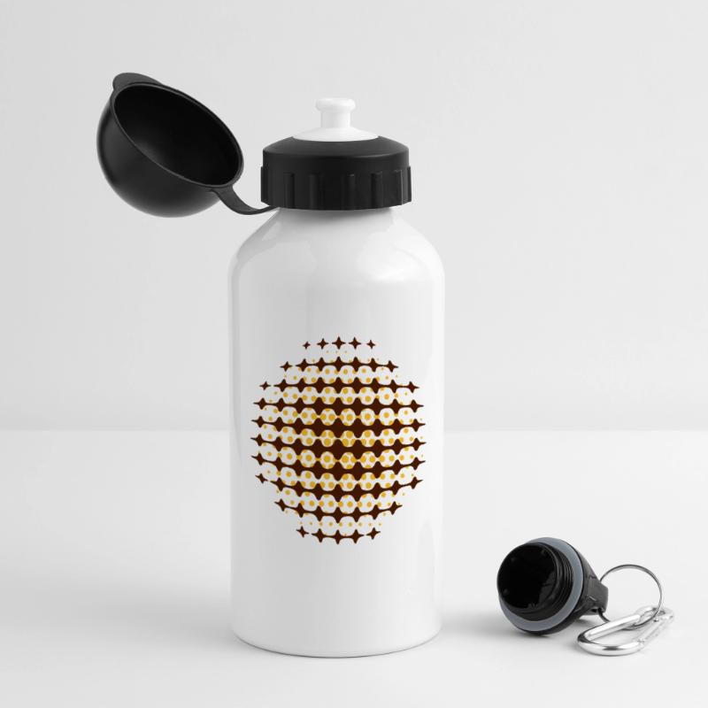 FUNKY DISCO SPACE SUPERNOVA (FR) - MOIRE PATTERNS Gourde panoramique avec couvercle 500 ml