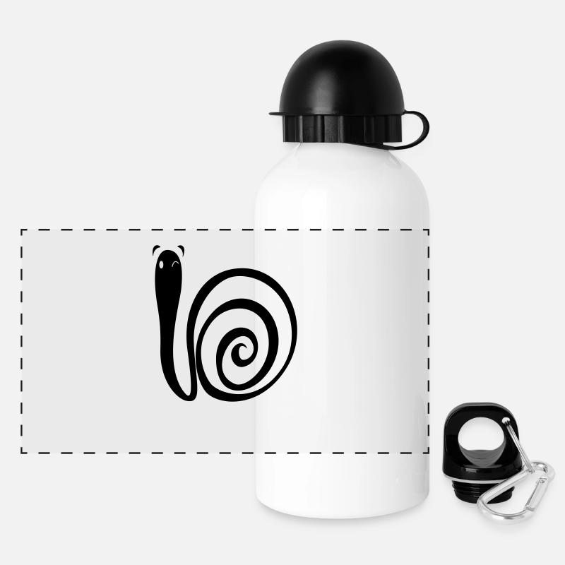 worm - Panoramic Thermal Bottle with Lid 500 ml - white