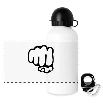 Fist - Panoramic Thermal Bottle with Lid 500 ml - white - Front