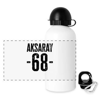 Aksaray 68 – Tradition et histoire de la Turquie - Gourde panoramique avec couvercle 500 ml - blanc - Devant
