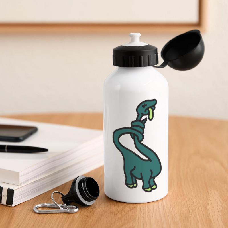 stranglesaurus_dino_3c Panoramic Thermal Bottle with Lid 500 ml