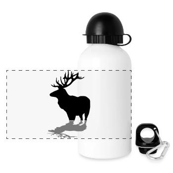 deer - antler - hunting - hunter - Panoramic Thermal Bottle with Lid 500 ml - white - Front
