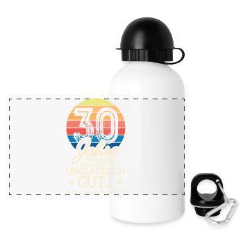 30 Jahre Sehe Immer Noch Gut Aus 30. Geburtstag - Panorama Trinkflasche mit Deckel 500 ml - Weiß - Vorne