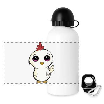 Baby Chicken - Panoramic Thermal Bottle with Lid 500 ml - white - Front