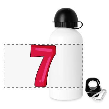 7 - Panoramic Thermal Bottle with Lid 500 ml - white - Front