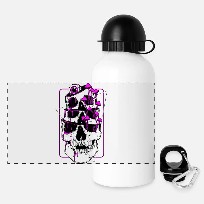 False Awakenig Loop - Panoramic Thermal Bottle with Lid 500 ml - white