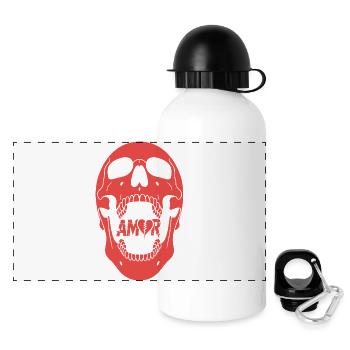 Amor Design - Panoramic Thermal Bottle with Lid 500 ml - white - Front